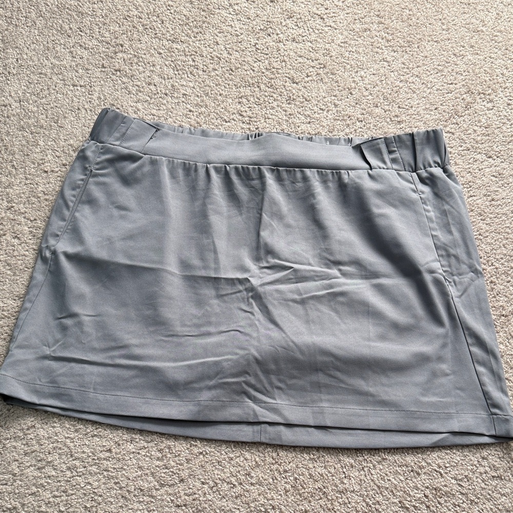 St. John's Bay Light Gray Skort